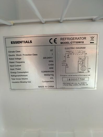 Table Top Fridge