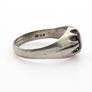 Vintage 925 Sterling Silver & Garnet Ring, London 1976 Image 7