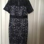 Berkertex Navy Lace Dress, Size 12, Fully Lined, New Image 9