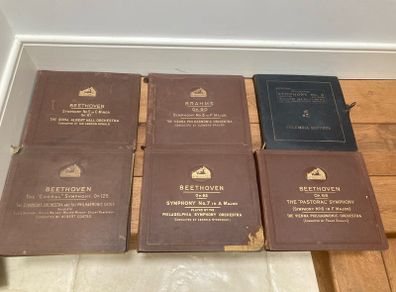 LPs Hardback classical 78's