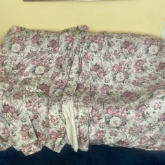 Vintage 70's Pink Floral Curtains