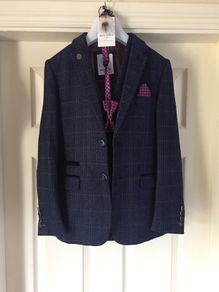 Child's 3 piece suit with dickie bow.