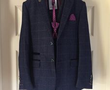 Child's 3 piece suit with dickie bow.