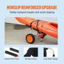 Heavy Duty Kayak Cart ,204 kg/  450lbs Load Capacity, Detachable Canoe Trolley Cart with 12'' Solid Tires, Adjustable Width & Nonslip Support Foot, for Kayaks Canoes Paddleboards Float Mats Jon Boats Image 3