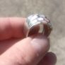 Stunning Mother Of Pearl Sterling Silver Ring Image 8