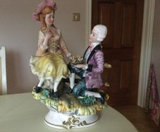 Large Collectible Capodimonte Figurine. ( Reduced )