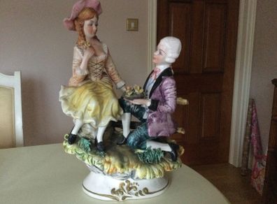 Large Collectible Capodimonte Figurine. ( Reduced )