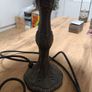Tiffany Style Table Lamp Flower Stained Glass Lamphade Desk Lighting Image 5