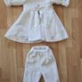 princess christening dress  white coat hat shoes winter baptism size 74 Image 2
