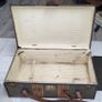 Large antique travel trunk - vintage storage Image 2