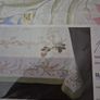 Vintage Tablecloth 100% Cotton French Garden 140x180cm Image 3