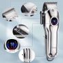Mens Hair Clipper Beard Trimmer Hair Trimmer Shaver for Men Professional Barber Clippers Waterproof Cordless Hair Trimmer Rechargeable Trimmer Male Grooming Set Colorful Guide Combs Image 3
