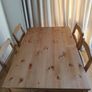 Dining table with 4 chairs Image 6