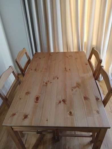 Dining table with 4 chairs