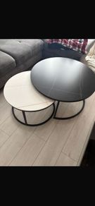 Set of 2 Round Coffee Tables