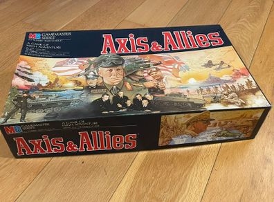 Axis and Allies board game - vintage MB Gamemaster Series complete