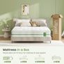 King Size Mattress 5FT, 10 Inch Gel Memory Foam Pocket Sprung Hybrid Mattress, 7-Zone Orthopedic & Motion Isolation, Medium Firm, 150x200x25cm Image 5