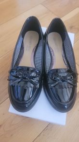 Head Over Heels by Dune Fringe Loafer Shoes Size UK 4 EU 37