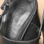 womens RALPH LAUREN sandals black leather block heels strappy buckle shoes Size UK 3.5 B EU 36.5 Image 6