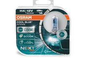 Osram COOL BLUE INTENSE H4, 100% more brightness, up to 5,000K, halogen headlight lamp, LED look, duo box (2 lamps)