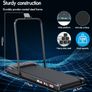Portable Walking Pad, 3-in-1 Compact Foldable Under Desk Treadmills for Home, LED Display, Remote Control, Electric Running Machine, 120KG Loads, Max. 9 or 12km/h, for Walking Jogging Image 5