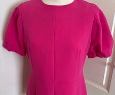 Lennon Courtney size 14 lined pink top