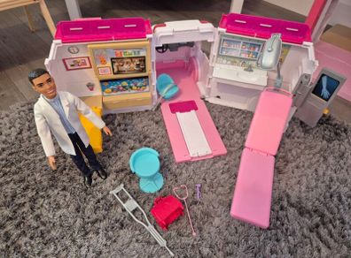 Barbie Careers Care Clinic Playset with doll