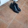 Black Leather Ankle Boots  (40 S7) Image 2