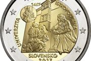 Slovakia 2 Euro Commemorative Coin 2017 - University Istropolitana. Uncirculated.
