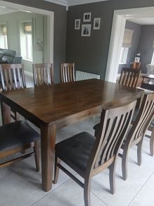 Dining table and chairs