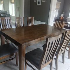 Dining table and chairs
