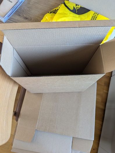 Vinyl storage / transportation boxes cardboard for LPs Moving House