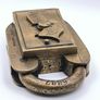 1909 Customs & Excise antique solid brass Paper-Seal Padlock (Tucker & Reeves / Hobbs & Co.) Image 9