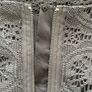 Adrianna Papell Grey Crochet Knit Dress Size 8/10 Image 5