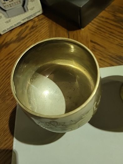 Pair of epns goblets