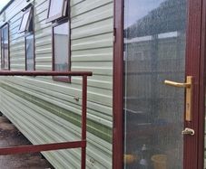 mobile Home double galzed windows and door