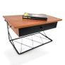 vintage MidCentury teak bedside pair Image 2