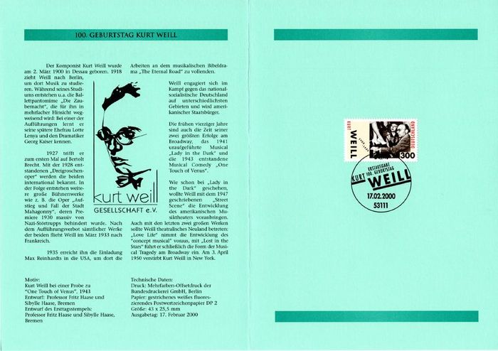 1999 Bundes Republic Deutschland (Germany) Federal Annual Stamp EFT Collection with 51 images of contents