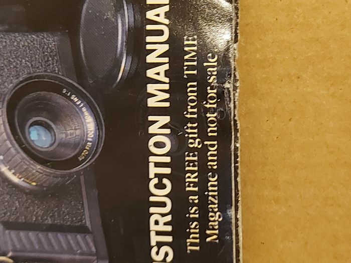 Rare vintage Time Subscription Film Camera Gift, in like new condition, with lanyard and case