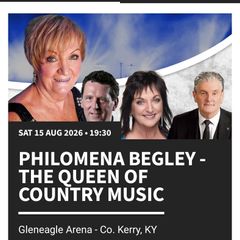 Philomena Begley and guests