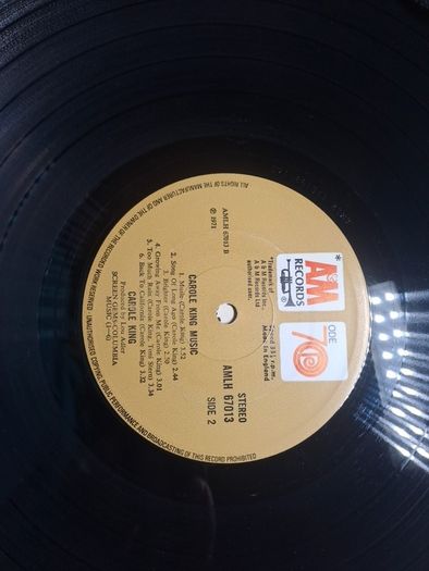Vinyl.Carole King Music.