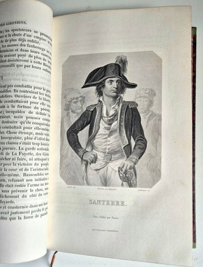 Very Scarce, Excellent Condition. Antique Set of French books, Histoire des Girondins by Lamartine.