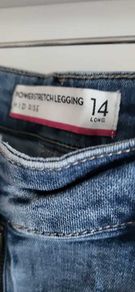 M&S Power Stretch Jean Leggins Sz 14L