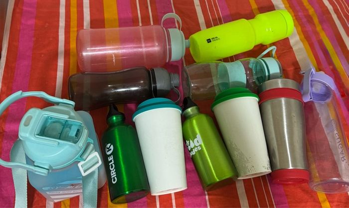 Bunch of Lunch Bottles