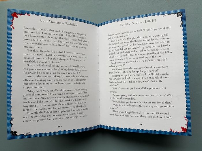 Alice in Wonderland by Lewis Carroll - Miles Kelly Illustrated Hardback Book Childrens Kids
