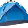 Pop Up Tent - Waterproof & Lightweight Single-Layer Spring Camping Tent for 3-4 People with Portable Canopy - For Beach, Hiking, Festival, Outdoor Use - Easy Set Up (FREE SHIPPING) Image 4