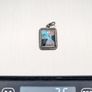 Real Butterfly Wing Silver Charm, Mid Century Art Image 7