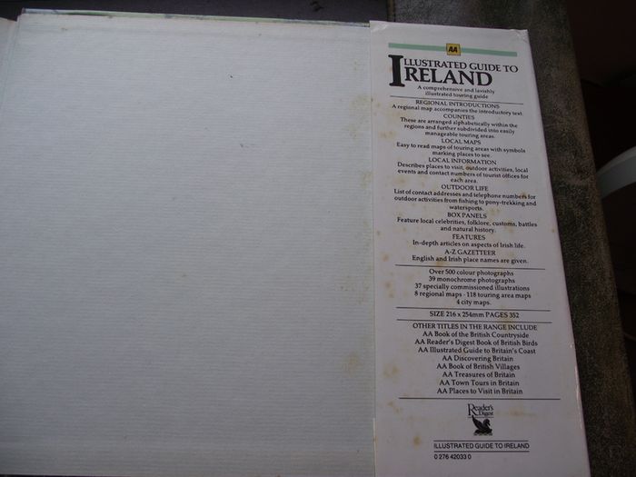 1992 "AA Reader's Digest: Illustrated Guide to Ireland"