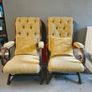 Antique mahogany chairs Image 4