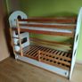 Bunk Bed 190x80cm (Pine / White) with Mattresses (+ White Sliding Doors) Image 8